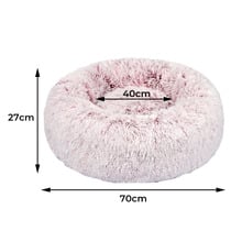 Zelly Faux Fur Calming Pet Bed